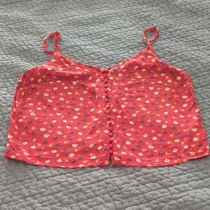 Madewell Red Floral Camisole